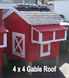 Chicken Coop with Gable roof